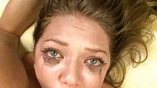 Hot sweetheart is charming guy with nasty blowjob Thumbnail