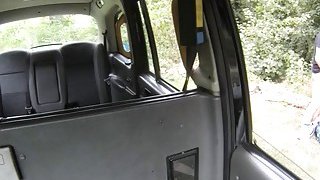 Busty amateur babe gives head and boned by horny driver Thumbnail