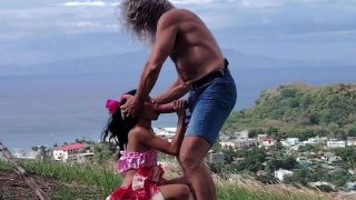 Asian babe ashiaho s encounter with a hairy, massive cocked monster maikamann Thumbnail
