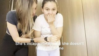 Hot latina lesbians fuck in car - scarlettandc steamy backseat action Thumbnail