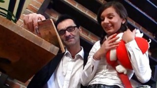 Babe is teachers cock with zealous orallservice Thumbnail