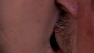 Horny senior Bruce catches sight of a adorable dame sitting behind a Thumbnail
